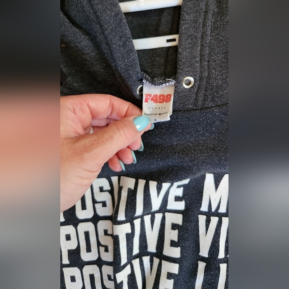 American apparel Positive Minds, Positive Vibes, Positive Life fleece ho… - Picture 2 of 2